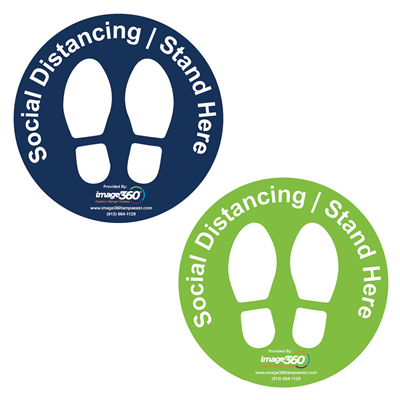 Social Distancing Floor Graphics